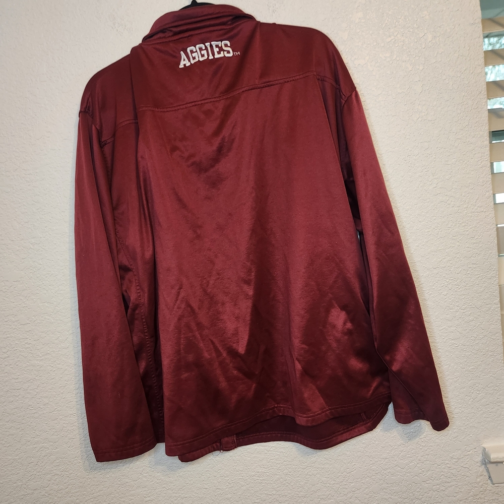 Rivalry Threads 91 Texas A&M Aggies Jacket Burgundy Full Zip Long Sleeve Mens 2X - Picture 10 of 14